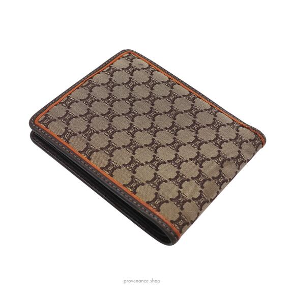 🔴 Celine Bifold Wallet - Triomphe Jacquard - Picture 3 of 8